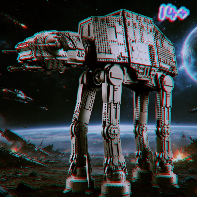 Nouveau modèle de construction de 6782 pièces, grand véhicule blindé tout-terrain à assembler, jouets créatifs DIY pour cadeaux d'anniversaire entre amis