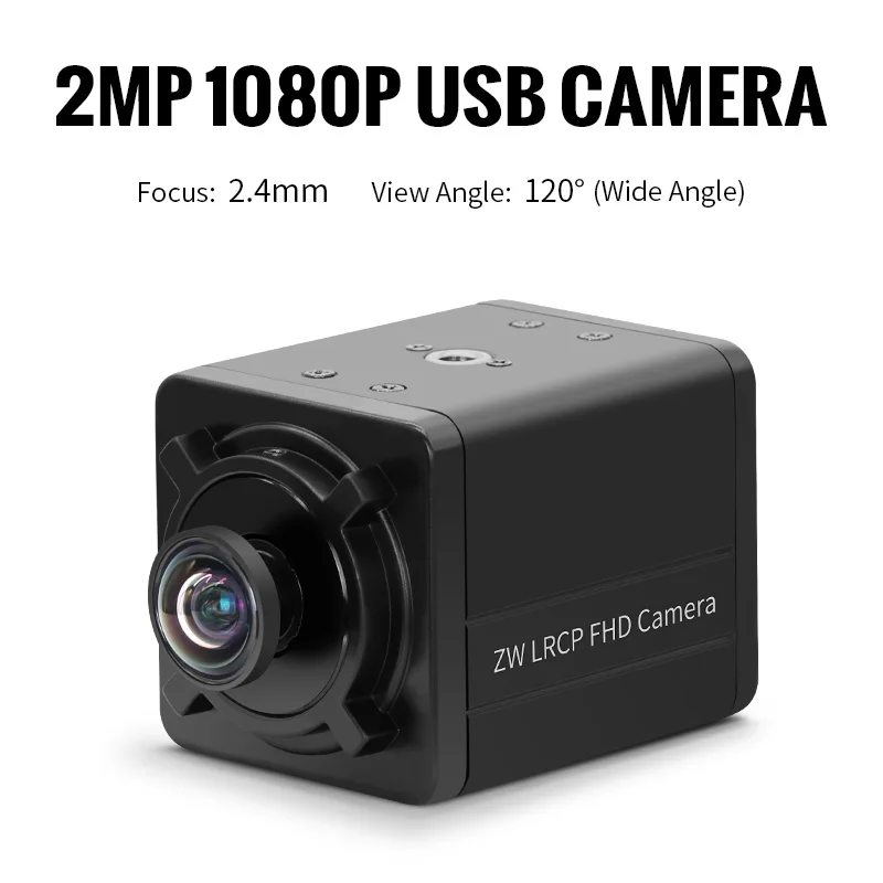 5600 2MP PS5268 Industrial Camera Module 2.4mm 120deg Wide Angle Lens 1920x1080 30fps UVC USB Plug Play for Android MAC OS