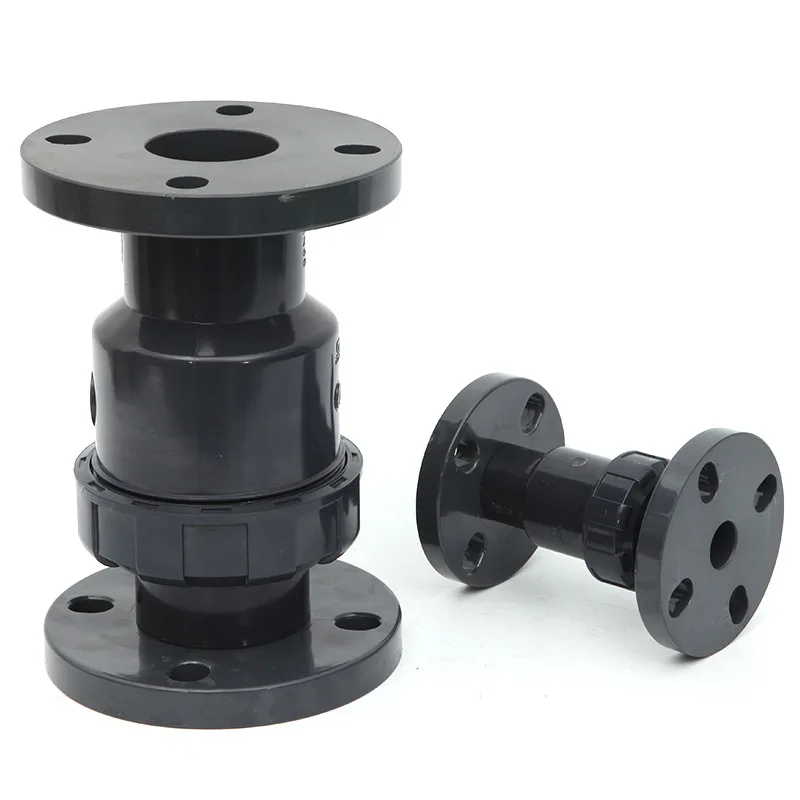 UPVC flange single check valve, plastic check valve PVC ball check valve DN25 (32mm)