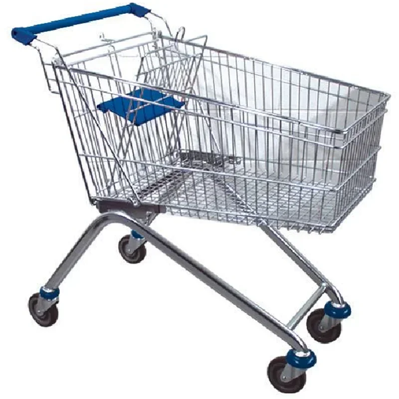 Multifunctionele Standaard Plastic Hoezen Shopping Truck Supermarkt Trolley