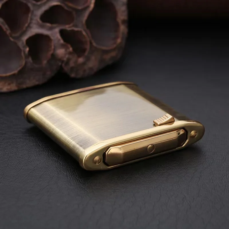 New Zorro Original Retro Copper Kerosene Lighter Gasoline One-click Fuel Lighter Special-shaped Men\'s Cigarette Accessories Gift