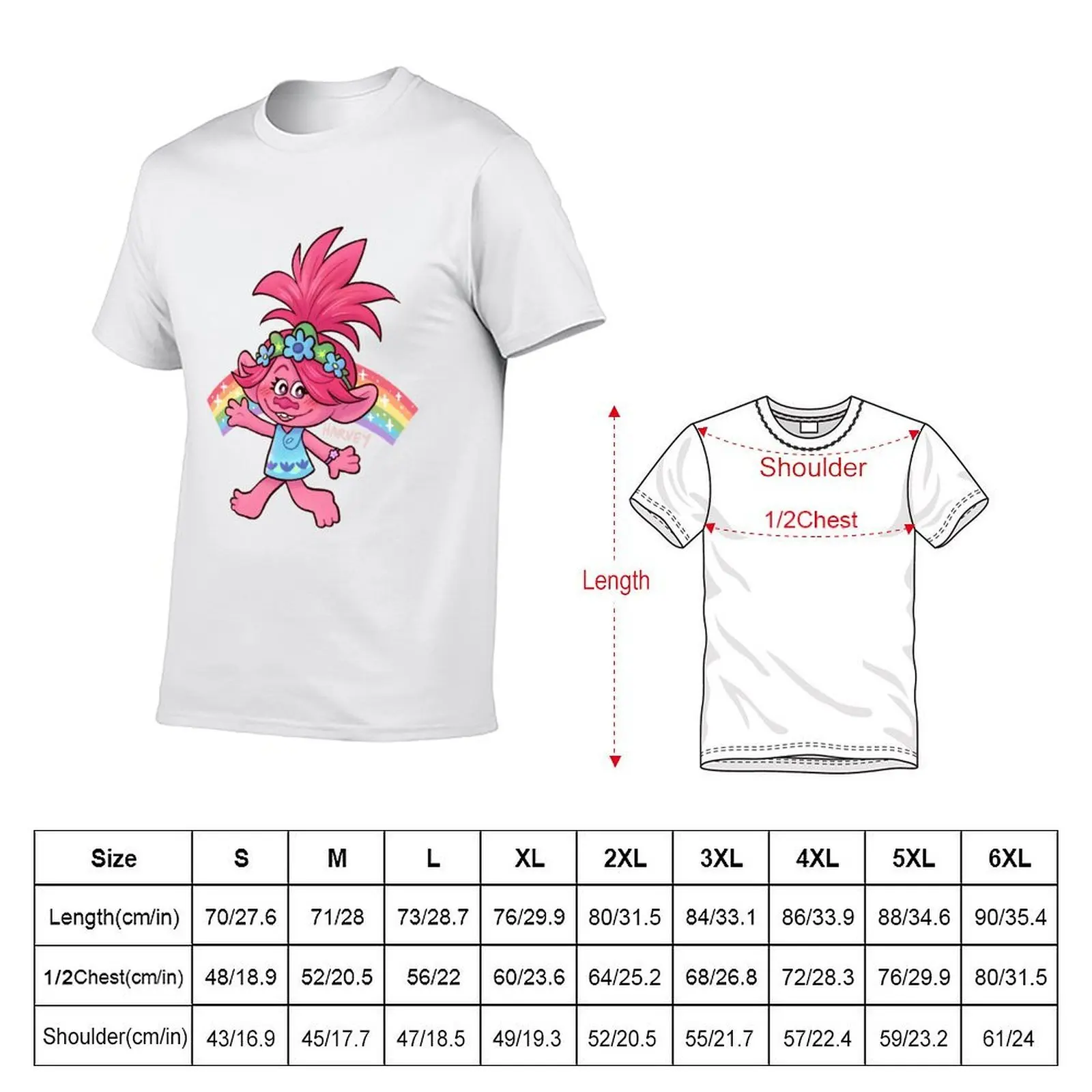 Mens Womens Trolls Cartoon World Comedy Movies Tour Funny Men Fan T-Shirt Summer Festival T-Shirt view 2