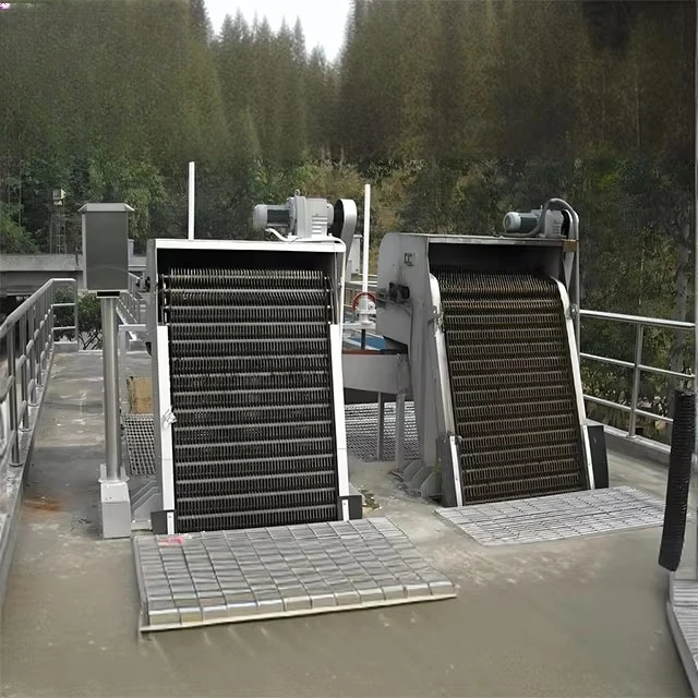 Rotary Hydraulic Mechanical Screen Cleaning Machine Stepped Grille Decontamination Bar Screen