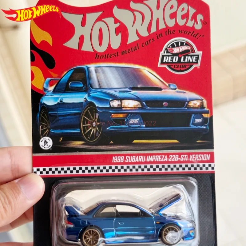 In Stock Original Hot Wheels RLC 1998 Subaru 22B-STi 1/64 Metal Die-cast Model Toy Vehicles JCP09 Boys Collect Cars Toys Gifts