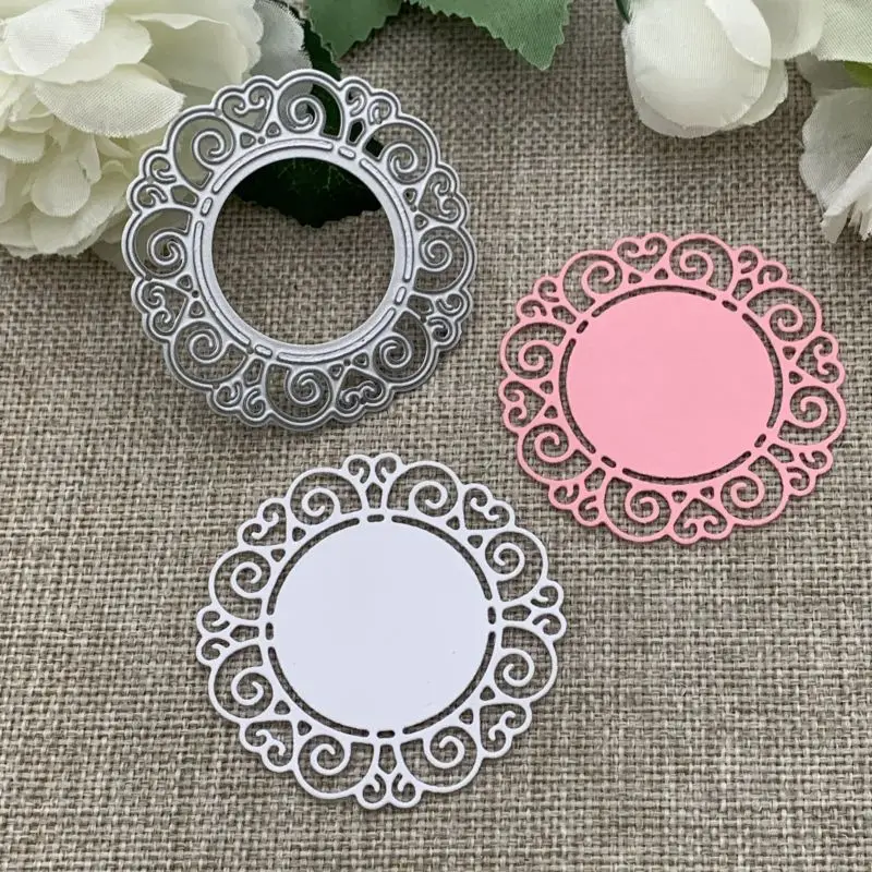 Small round wreath Metal Cutting Dies Stencils For DIY Scrapbooking Decorative Embossing Handcraft Die Cutting Template Mold