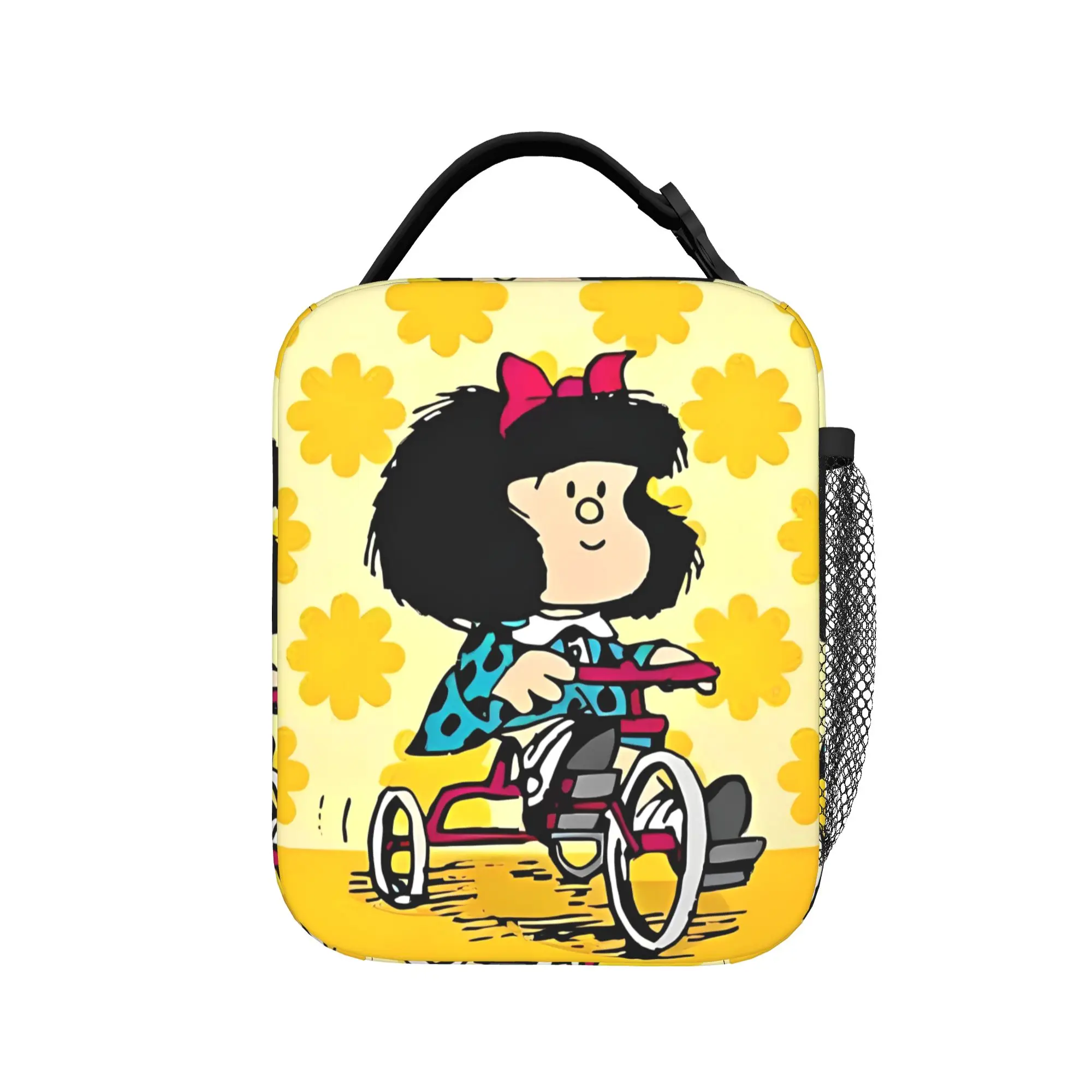 Mafaldas Insulated Lunch Bag Leakproof Anime Reusable Thermal Bag Tote Lunch Box School  Travel Girl Boy