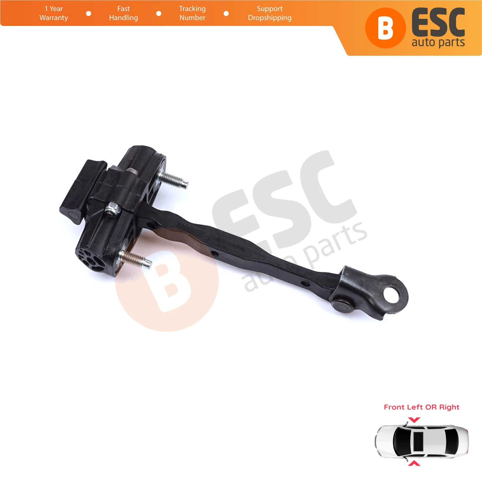 EDP1234 Front Left or Right Door Catch Hinge Brake Stop Check Strap Limiter 13456208 for Vauxhall Opel Astra K Crossland X