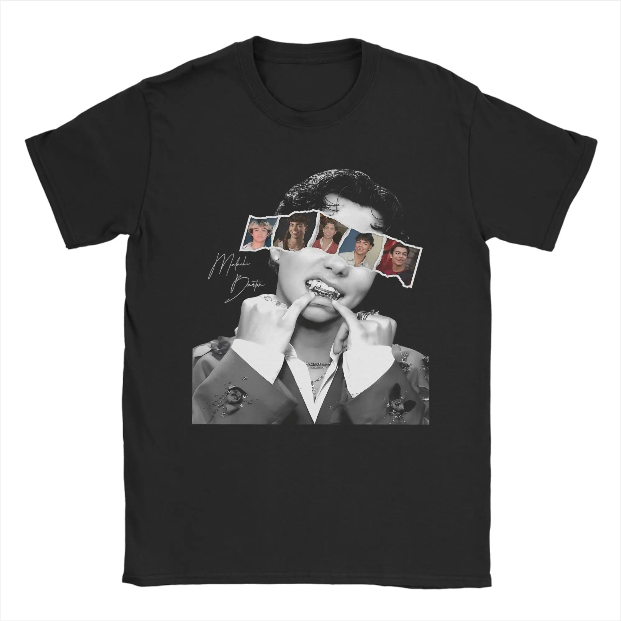 

Novelty Malachi Barton Retro Style T-Shirt for Men Round Collar Pure Cotton T Shirt Short Sleeve Tee Shirt Printing Clothes