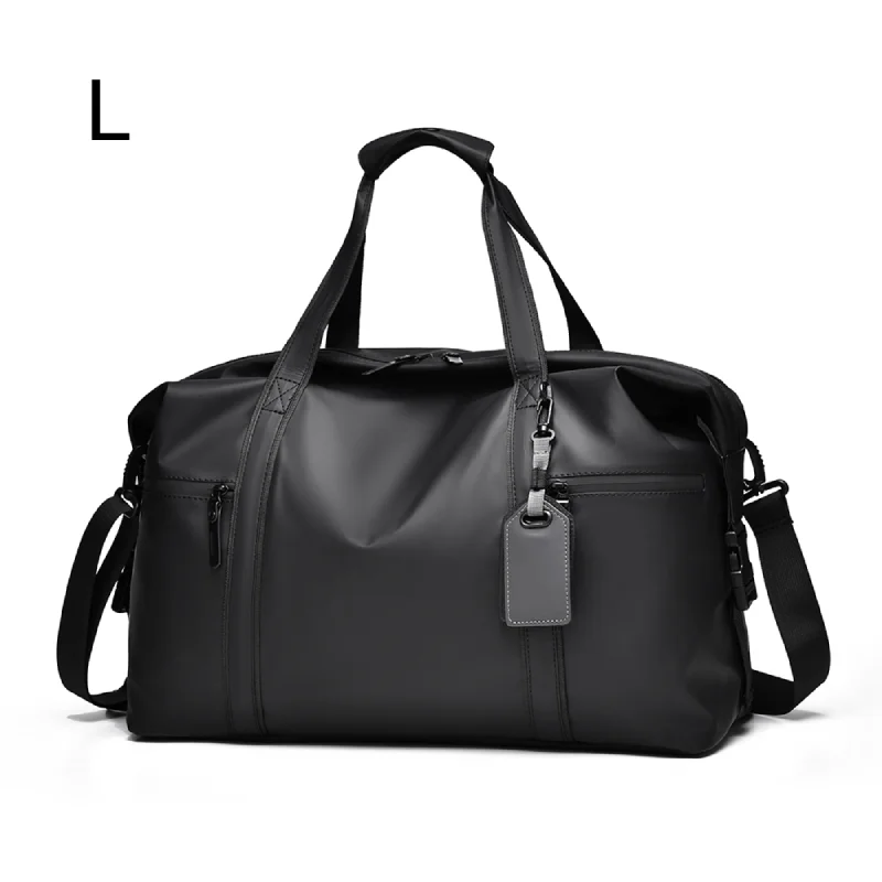 Men's Gym Bag - Black Adjustable Shoulder Strap Duffel Bag for Gym, Travel and Sports Lovers, Fitness Gear Bag 4