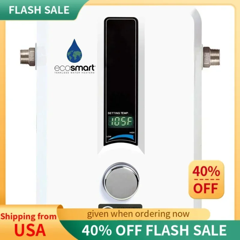 QWEcoSmart ECO 11 Electric Tankless Water Heater,13KW at 240 Volts with Patented Self Modulating Technology