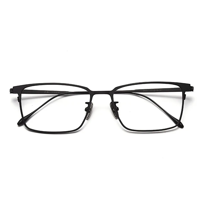 KUXA กรอบแว่นตาไทเทเนียมบริสุทธิ์ธุรกิจทำงานสำนักงานแว่นตาสายตาสั้นสายตายาวตามใบสั่งแพทย์โปรเกรสซีฟแก้ไขการมองเห็น