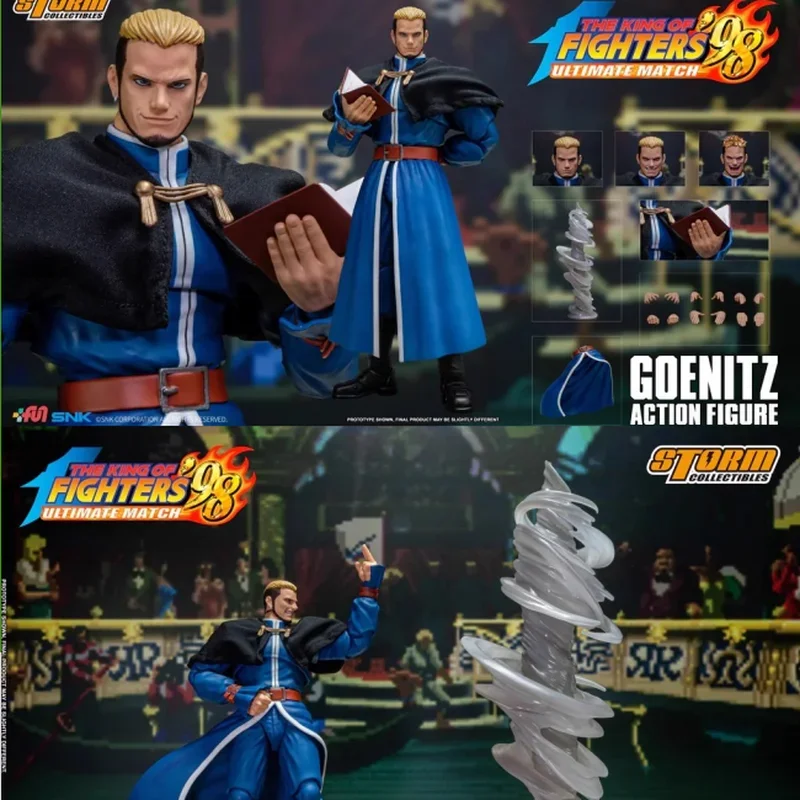 

【In stock】 Storm Collectibles THE KING OF FIGHTERS '98 ULTIMATE MATCH KOF'98 UM Leopold Goenitz Action Figure Model Toy Gift