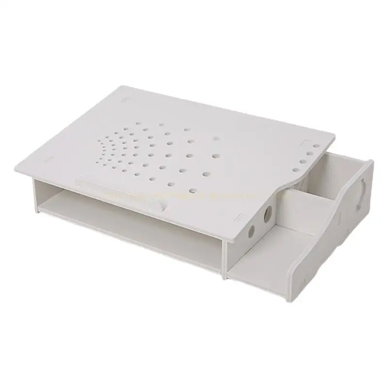 

Multi-function Desktop Storage Rack Laptop Computer Screen Riser Shelf