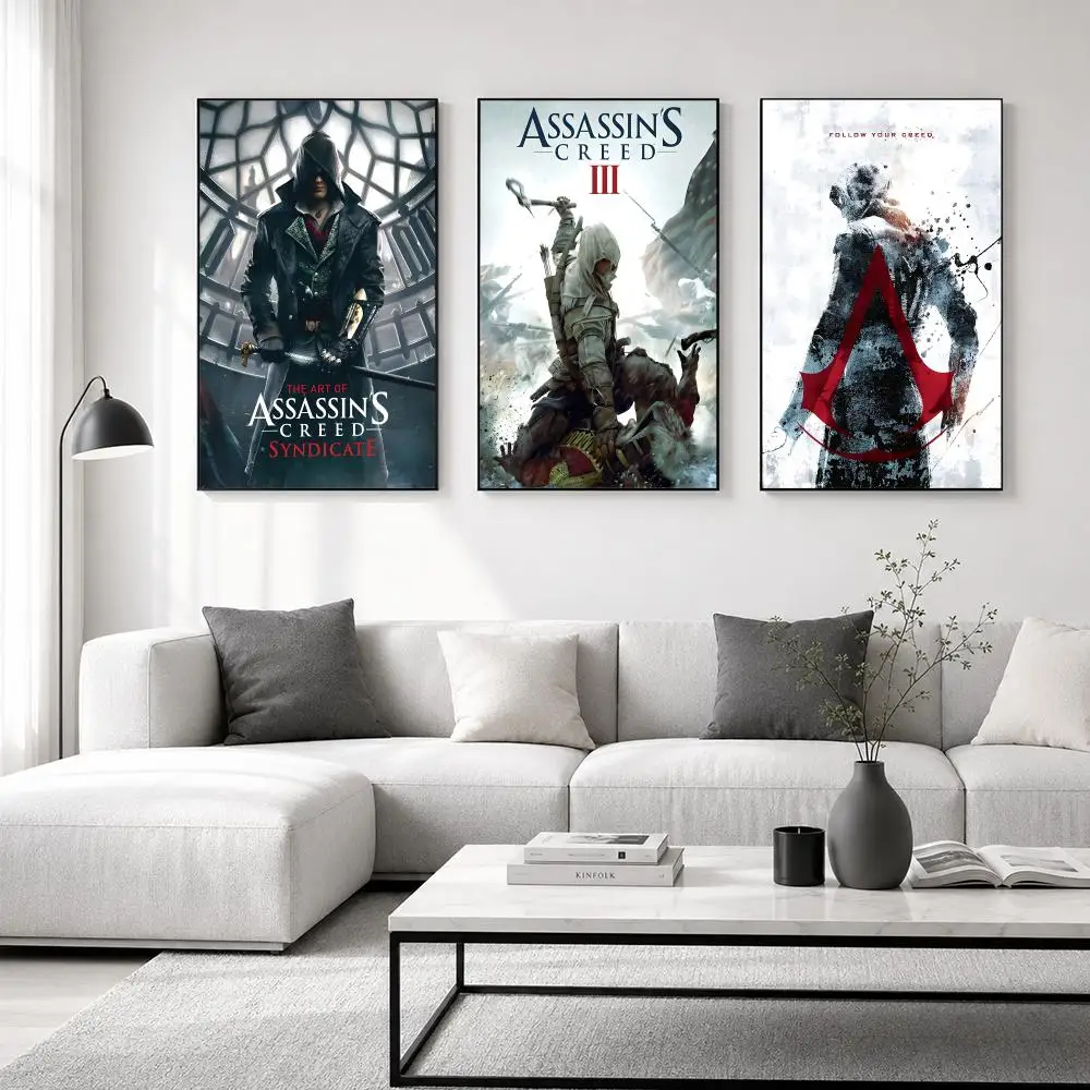 Game Assassins Creed Poster High-quality wall art posters, suitable for home offices, bedrooms, and living rooms.