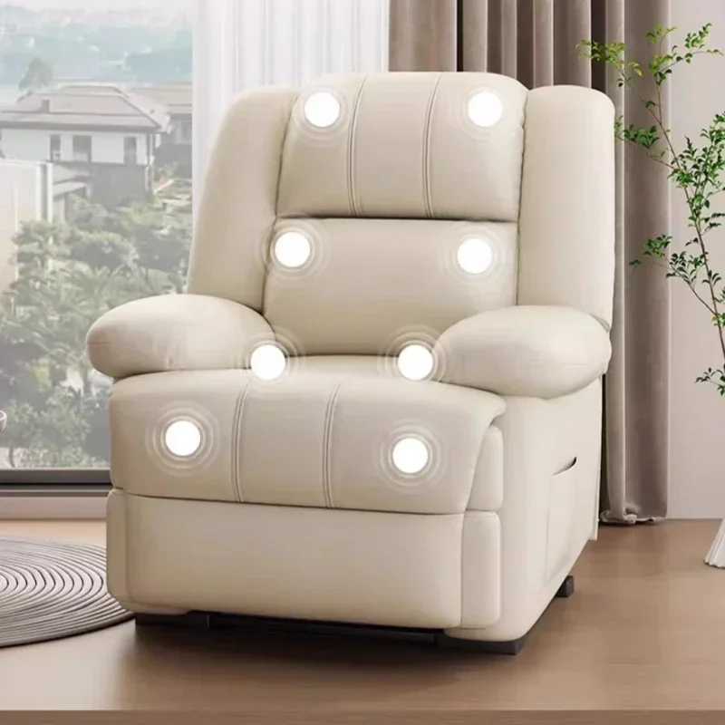 Electric Relaxed Reclining Sofa Massage Couch Rocking Single Reclining Sofa Bed Cozy Modern Muebles De Sala Home Furniture 5