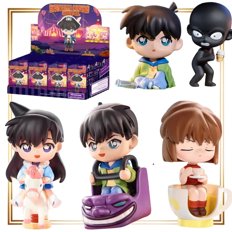 

Official Authenticity Detective Conan Amusement Park Series Blind Box Tabletop Ornaments Rachel Moore Figure Toys Doll Anime