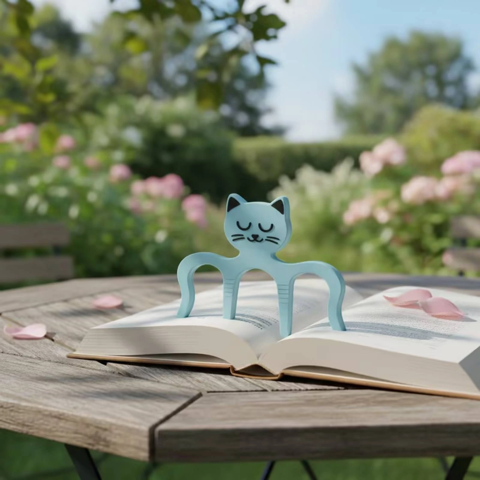 Attractive Page Holder Adorable Cat Page Holder Attractive Clip Cute Cat Shaped Bookmark Handshands-off for Musicians