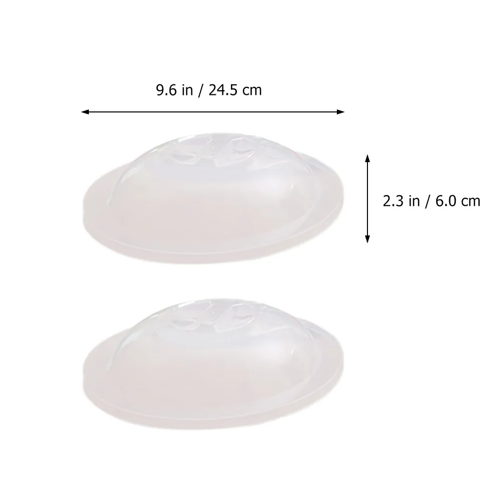 2Pcs Microwave Food Cover Heat Resistant Dish Cover for Refrigerator Oven Steaming Steak Bread Dessert Protection Dust Insect