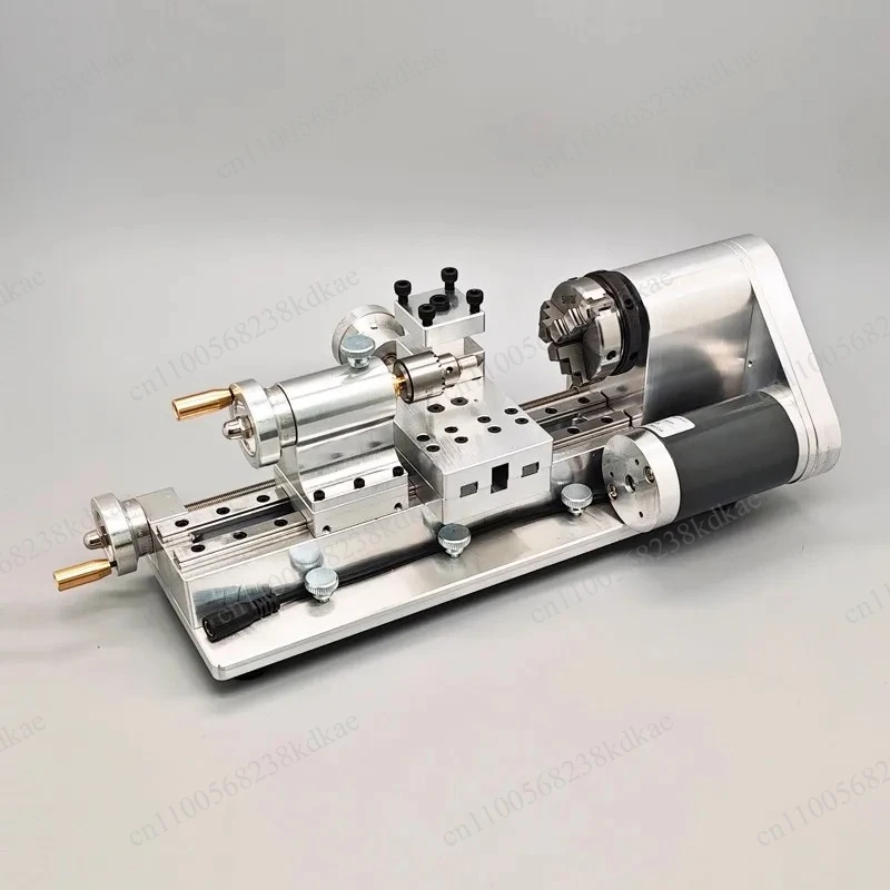 Compact Mini Benchtop Lathe DIY Turning Machine For Hobby Model Craft Student Science Educational Training Tool