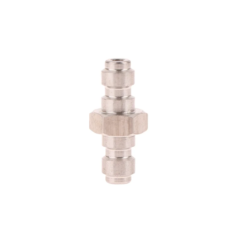 

Both End Male Quick Disconnect 8MM Adaptor Stainless Steel Double Male Fill Head Pneumatic Quick Coupling Air Filling Socket