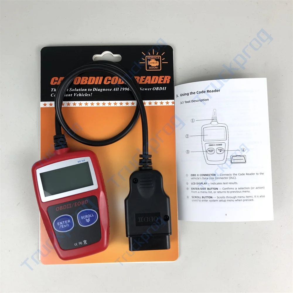 MS309 Obd Car Scanner Code Reader Scanner Car OBD2 Automatic Diagnostic Tool Car Diagnostic Tool Original Scanner