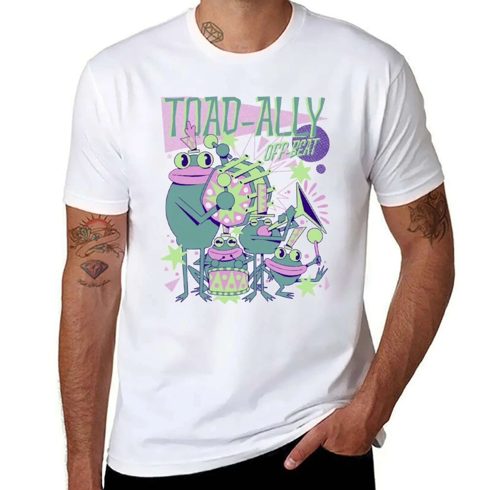 

Toad-ally off Beat T-Shirt t shirts cotton 100% t shirts for man slim fit T-Shirt