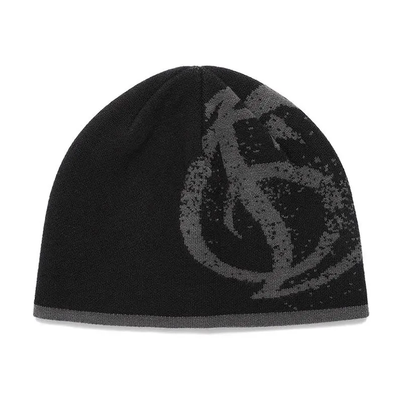 تشانغ هاو جينكاي يوان ريترو محبوك قبعة صوفية قبعة الطقس البارد عادية Sle نمط هندسي للشباب السفر مناسبة #4