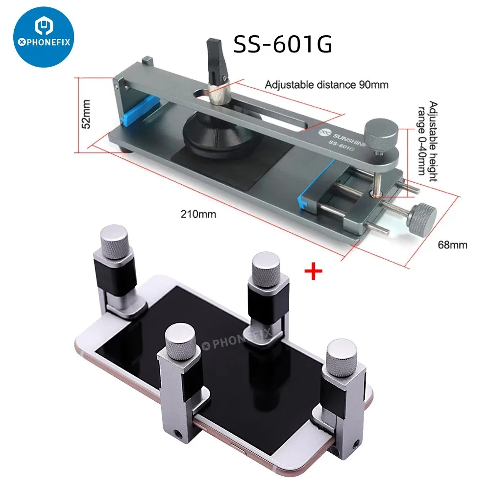 

SUNSHINE SS-601G Mobile Phone Free Heating LCD Screen Splitter Quick Screen Removal Fixture for iPhone 6-14PM Android Clamping