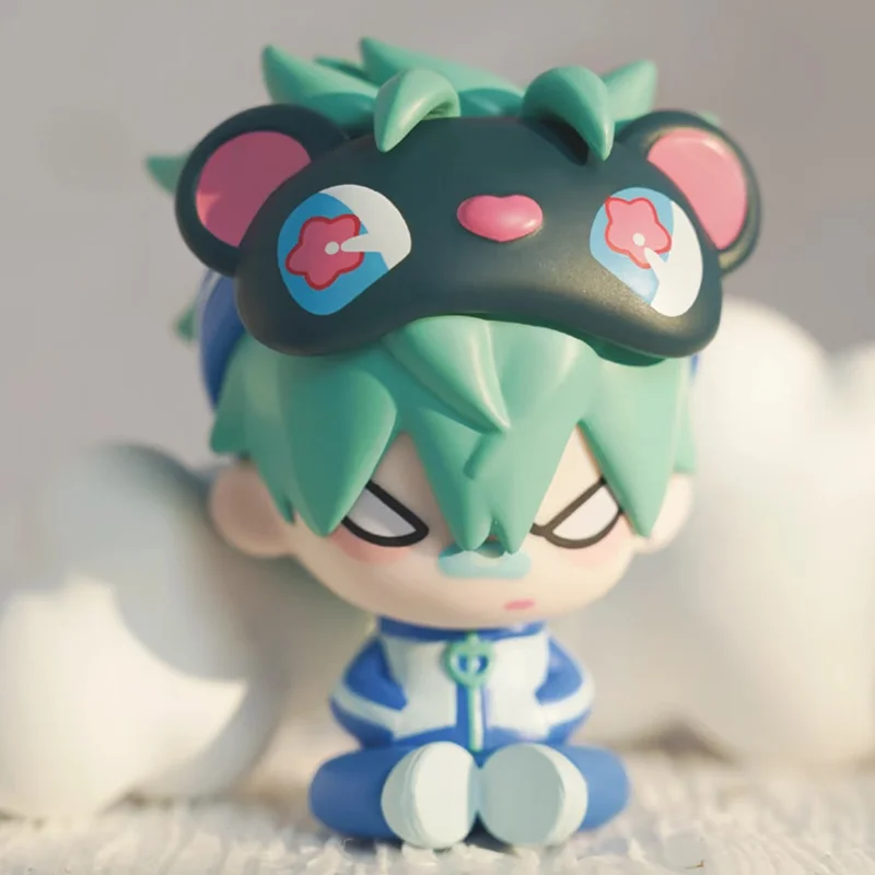 Em estoque alienígena palco livre série caixa cega bonito catoon anime figura caixa mistério casa ornamento decoração de mesa presente personalizado