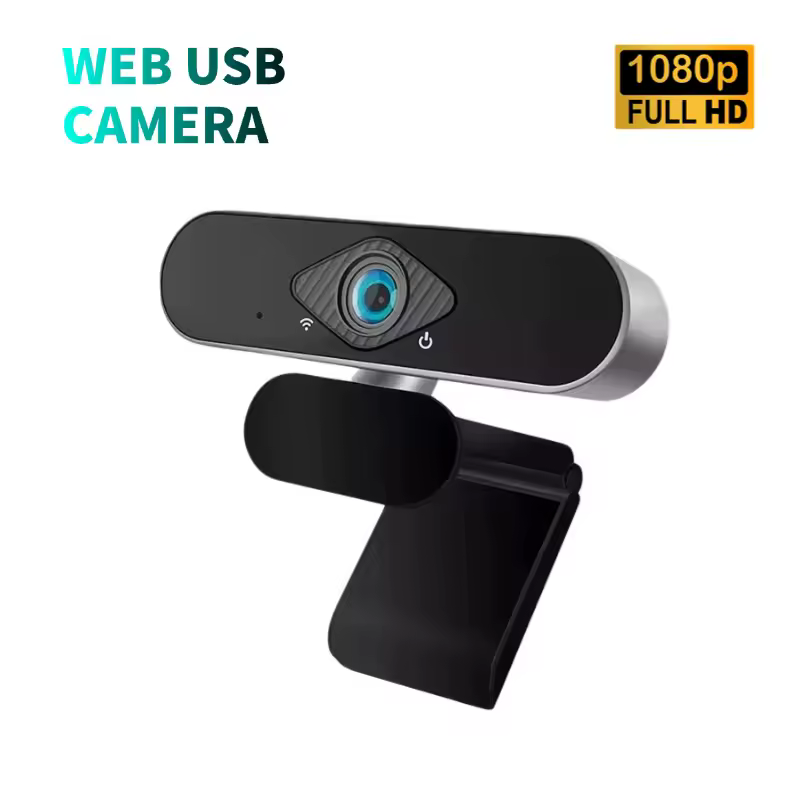 Kamera internetowa Wodexun 1080P z mikrofonem Cyfrowa kamera internetowa USB HD 150 °   Szerokokątny przenośny komputer Webcast Zoom YouTube - AliExpress 