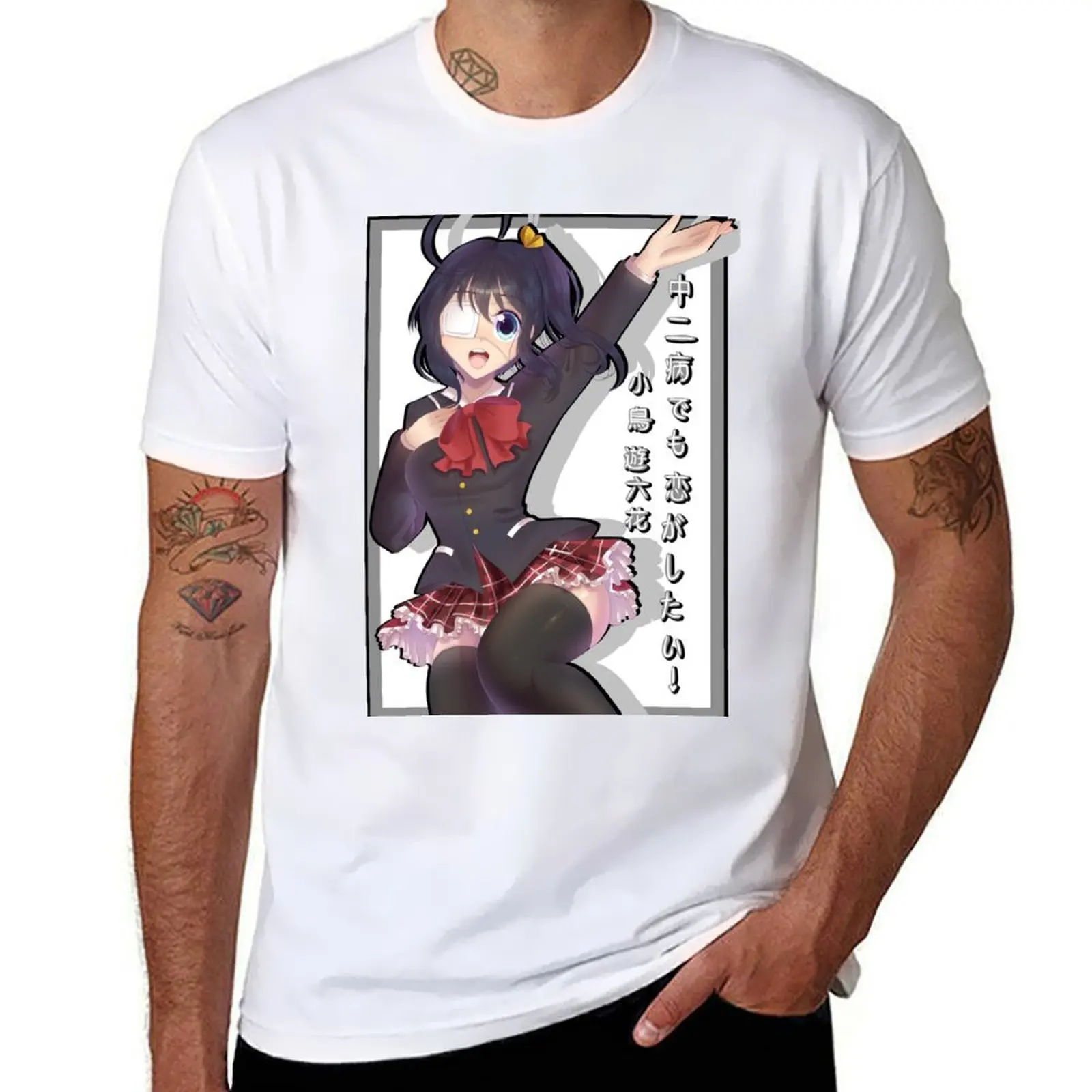 

Rikka Takanashi T-Shirt funny t shirts man black cotton t-shirt plain for man package T-Shirt
