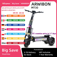ARWIBON MT30 Electric Scooter for Adults 6000W Motor60V27AH E-Scooter 13 Inch Vacuum Off-Road Tires High Power Off-Road Escooter