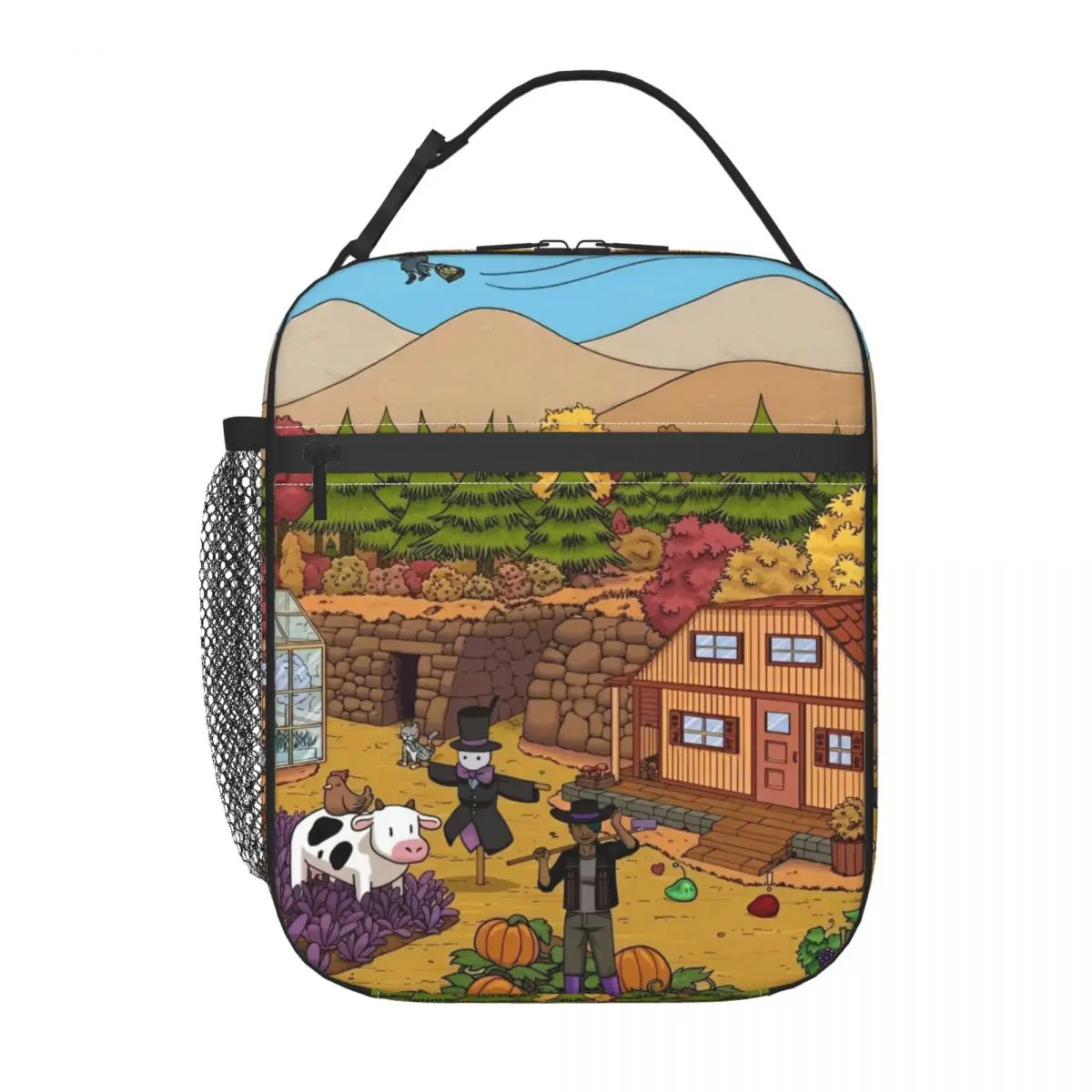 

Stardew Valley Thermal Insulated Lunch Bag for Travel Reusable Food Bag Container Cooler Thermal Lunch Boxes
