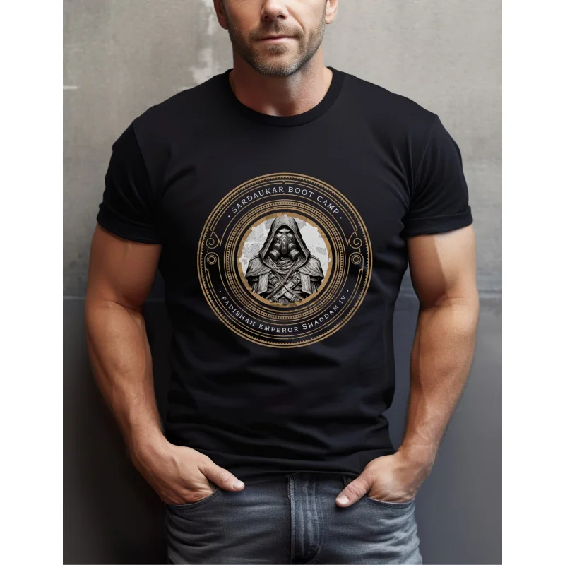 

Sardaukar Bootcamp 1201 Arrakis Sandworm Vintage Sci fi Gift T shirt for man Large size Tops Retro Dune Graphic Print Clothes