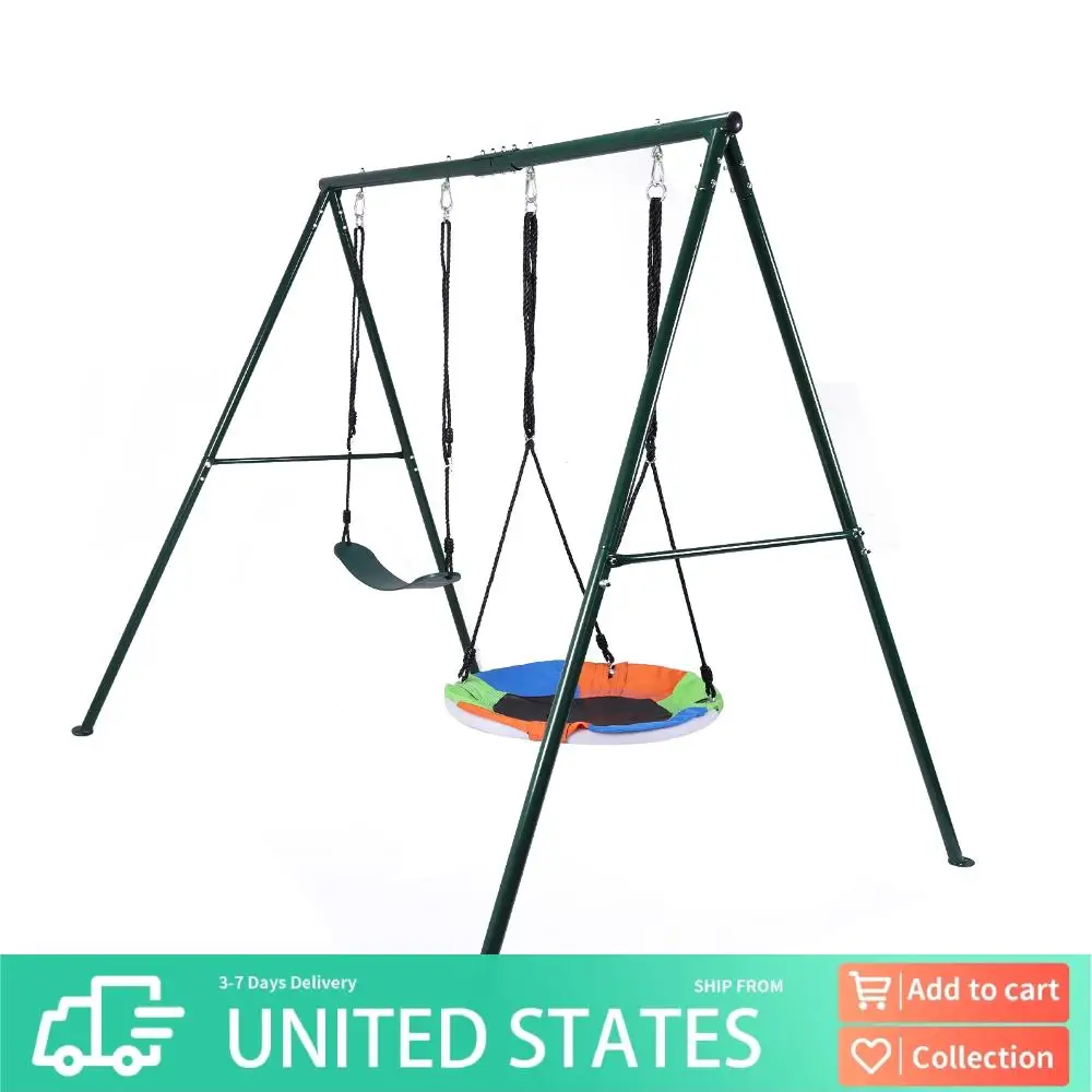 Vrijstaand schommelrek Slijtvast driehoekig frame Hangmatrek Multifunctioneel voor universele schommel Soft Board Swing