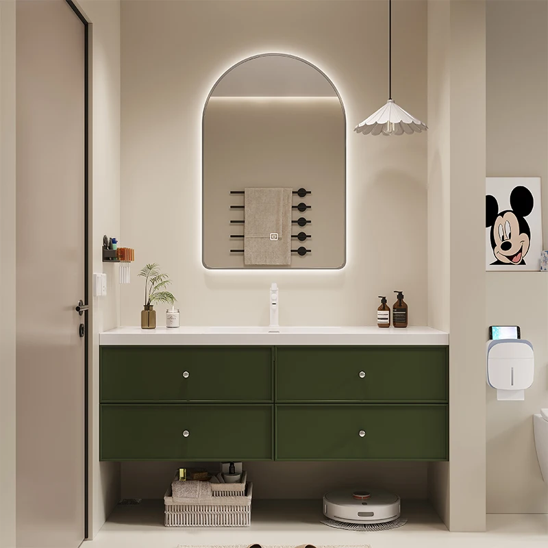 Towel Cabinet Salon Station Storage Shelf Narrow Bathroom Luxury Sinks Medicine Small Closet Mirrors Mueble Lavabo Wall Shelf