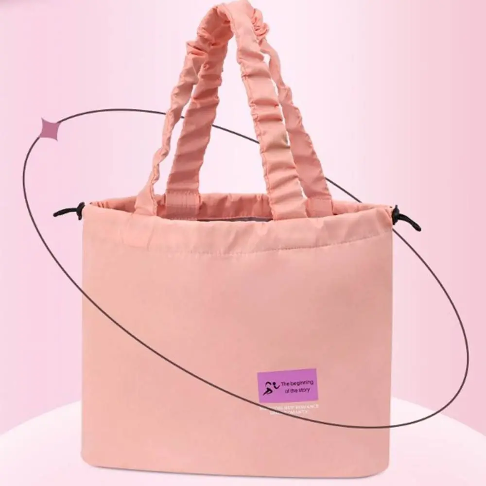 

Dry Wet Separation Swimming Shoulder Bag Large Capacity with Handle Fitness Hand Pouch Lightweight Drawstring Design Beach Bag