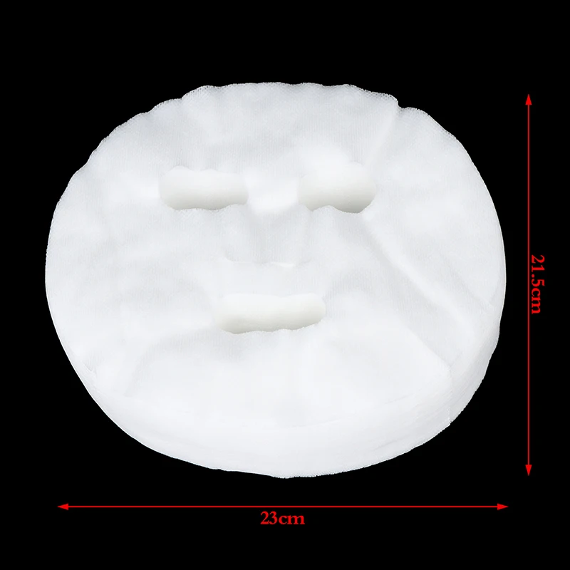 (BBQ4)100pcs Face Mask Paper Nature Non-Woven Fabric DIY Facial Masque Sheet