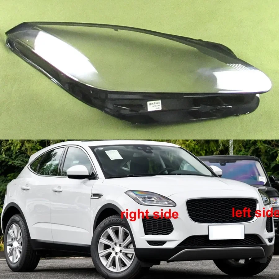 Headlamp Transparent Cover Lampcover Headlight Shell Lens Replace Original Lampshade Plexiglass For Jaguar E-Pace 2018 2019 2020