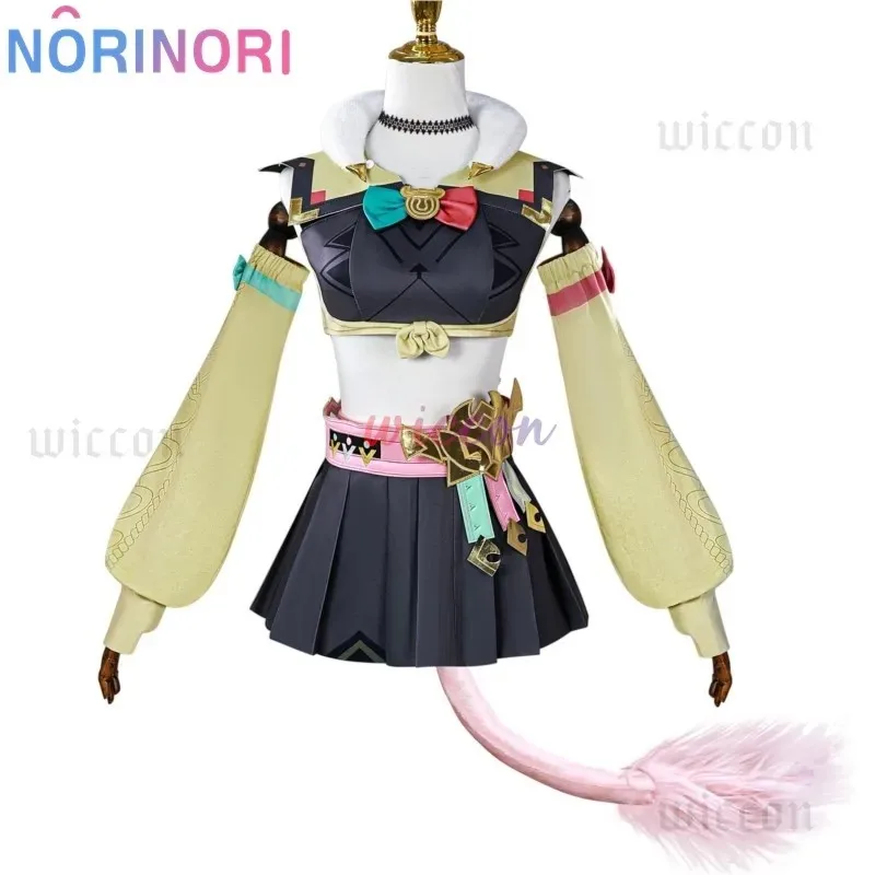 Varesa Cosplay Game Genshin Impact Varesa Cosplay Wig Horn Accessory Uniform New Dress Suit Anime Shoes Carnival Party Outfit