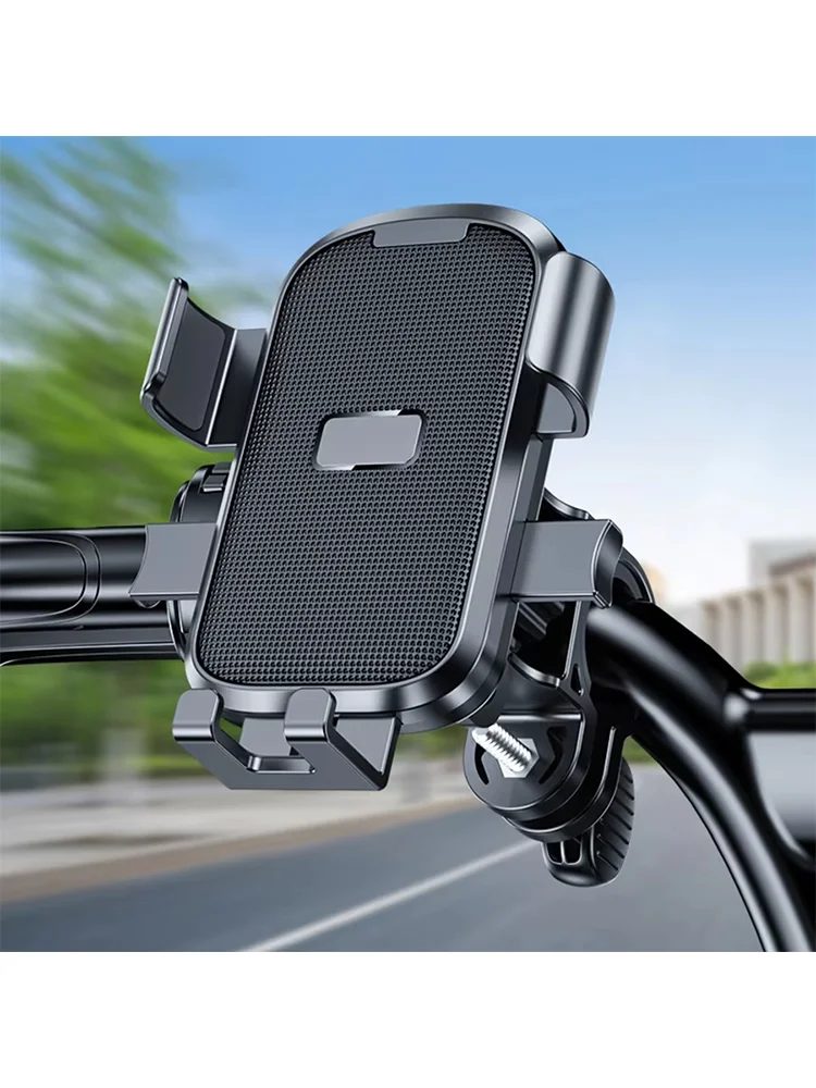 AliExpress NONE Electric Bike Riding Mobile Phone Holder, Bicycle Motorcycle Navigation Holder, Car Mounted Shock Absorber Holder