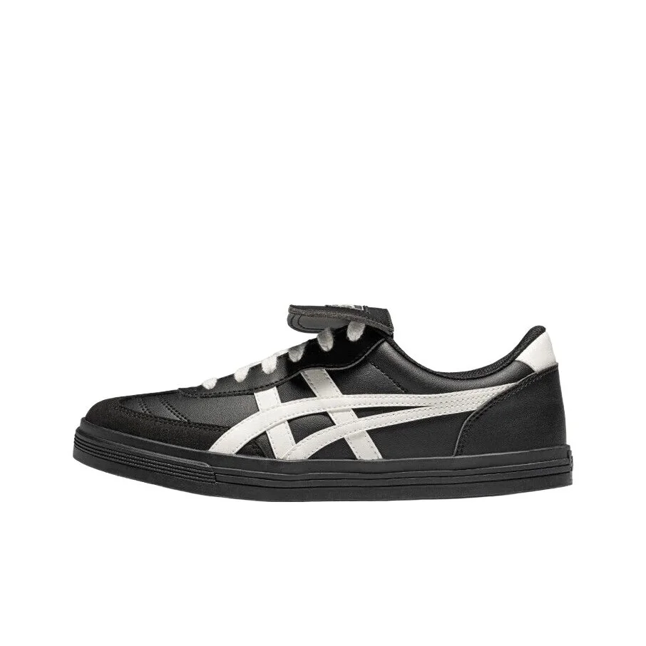 ASICS Aaron Chaussures de skateboard basses résistantes à l'abrasion unisexe noir