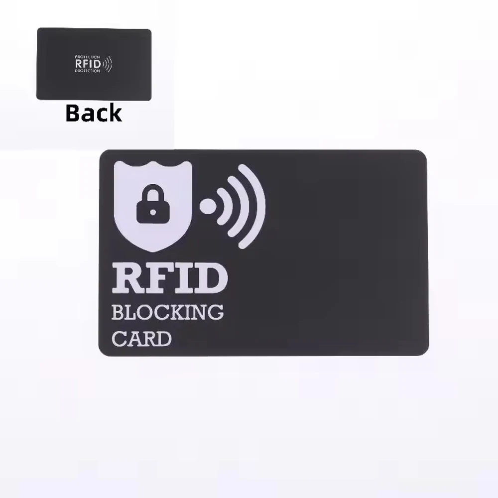 2/5 قطعة بطاقة الحرس الماسح الضوئي تتفاعل حجب بطاقات تماس NFC الخصم بطاقة الائتمان جواز السفر حامي مانع بطاقة الذكية المضادة للسرقة