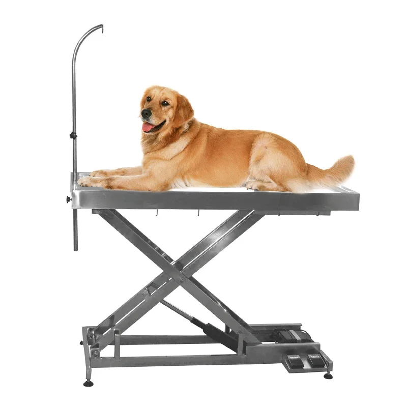 862 Electric Vet Surgical Table Stainless Steel Veterinary Treatment Table