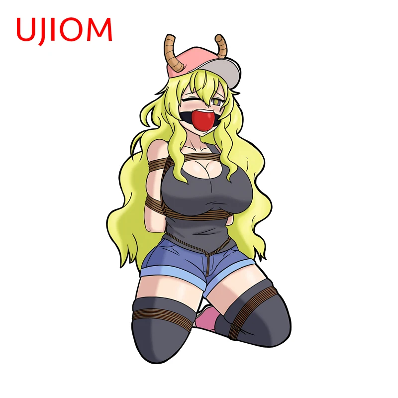 

UJIOM Binding Lucoa Wall Sticker Big Chest Kneel Sitting Exquisite Picture Decal Waterproof Sunscreen Wallpaper Home Decor