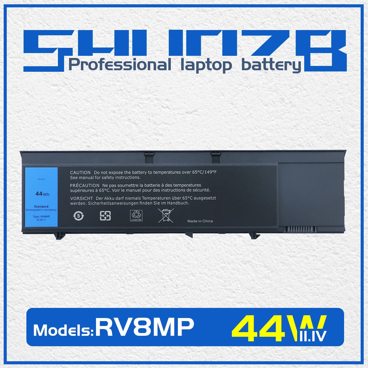 

SHUOZB RV8MP Laptop Battery For Dell Latitude XT3 Tablet PC H6T9R 1NP0F 37HGH Series 11.1V 44WH 3900mAh Free Tools