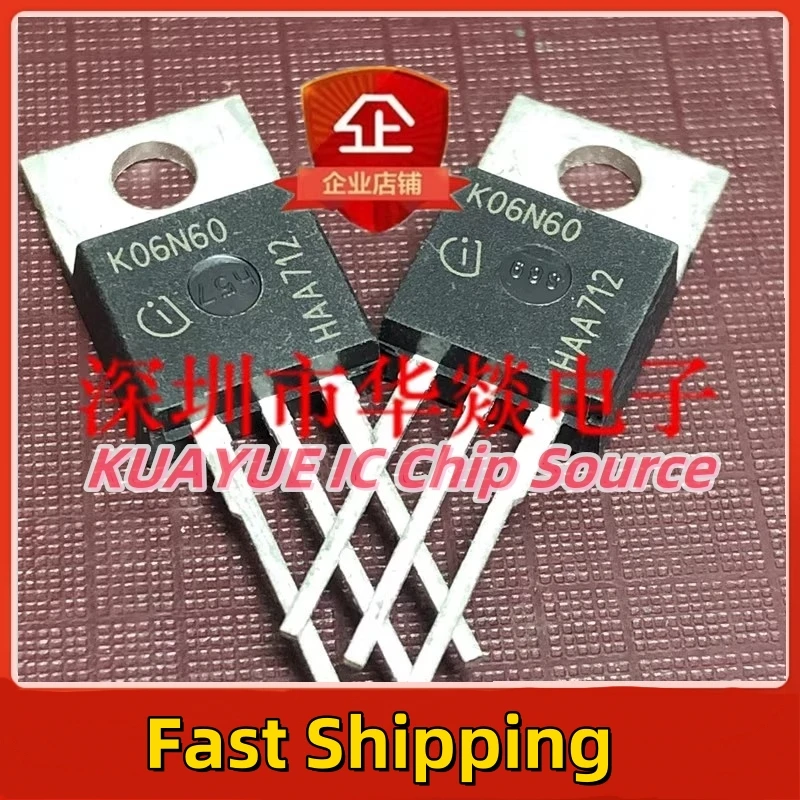 10PCS-30PCS/  K06N60  SKP06N60  TO-220 600V 6A  Fast Shipping Quality Guarantee