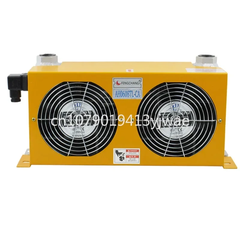 AH0608TL-CA Hydraulic Air Cooler 2.4KW Oil Radiator AF Series Plate-Fin Hydraulic Aluminum Oil Coolers 60L/MIN