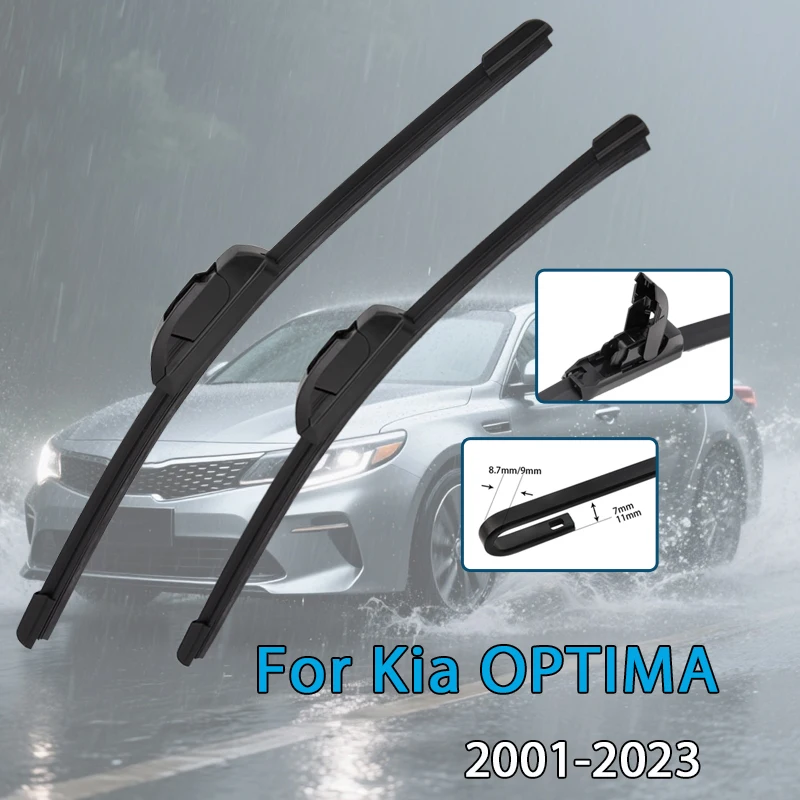 Auto Wischer Klingen Für Kia OPTIMA 2001-2023 Windschutzscheibe Windschutz Frontscheibe Klingen Auto Zubehör