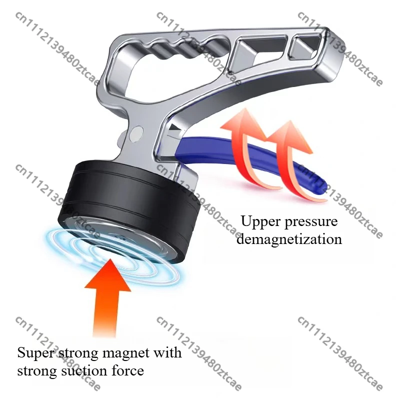 Handheld Super Strong Magnetic Suction Cup Metal Lifting Tool Steel Plate Steel Block Adsorption Industrial Handling Equipment